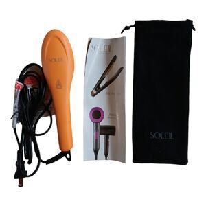 Soleil Mini Travel Heat Hair Styling Brush